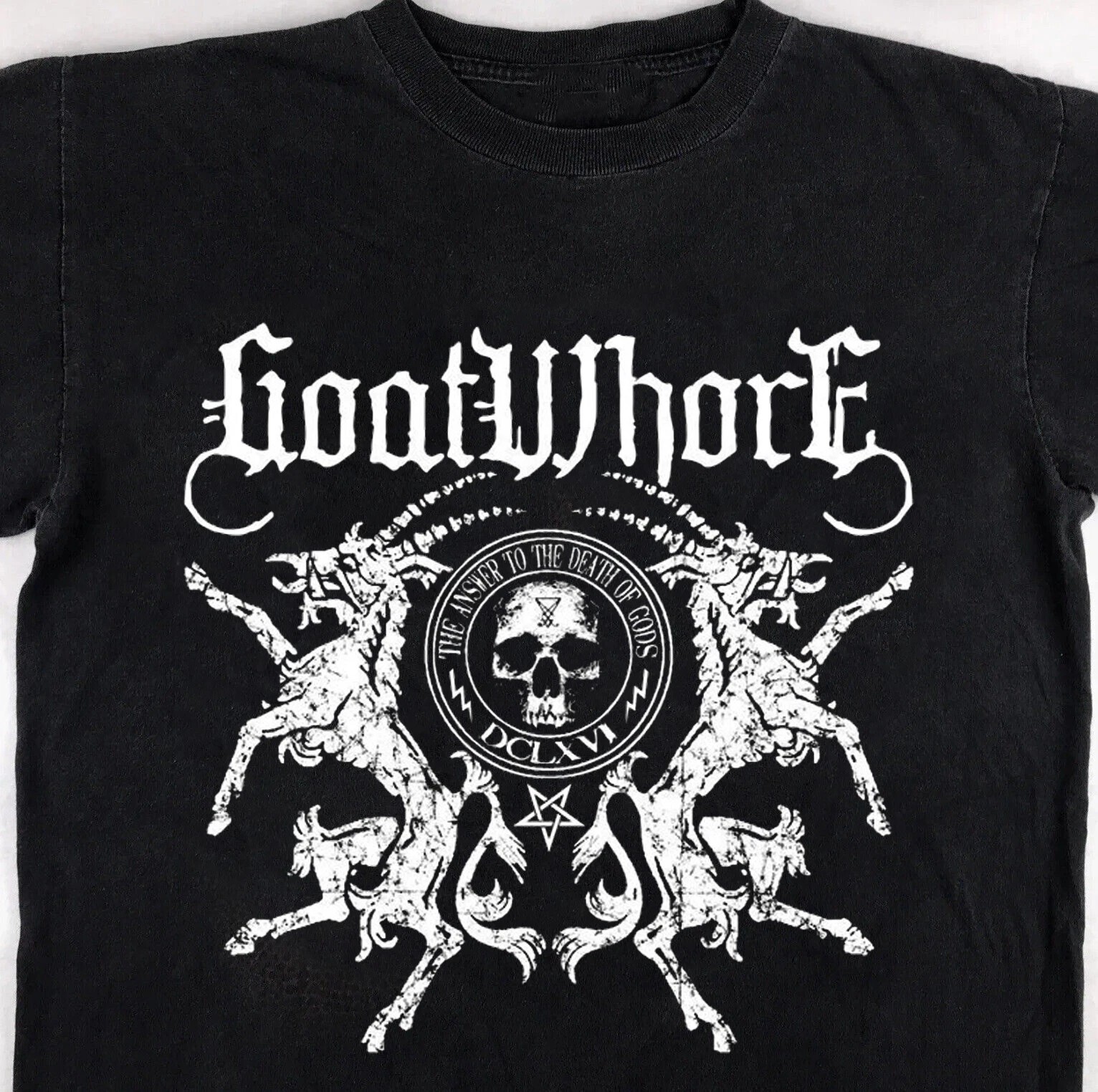 Goatwhore Cotton Band Short Sleeve Black S-2345XL Unisex T-shirt HRL70