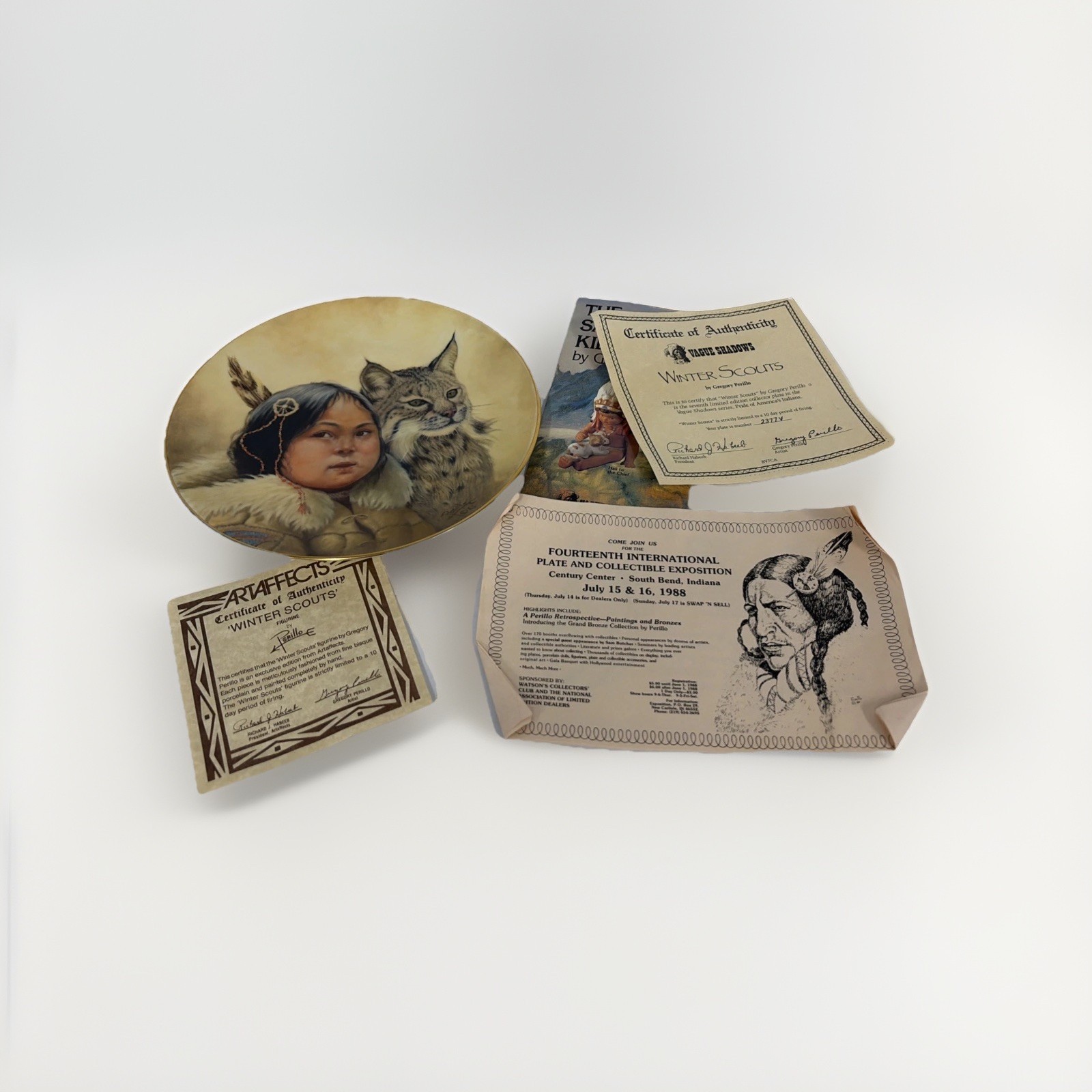 WINTER SCOUTS Vague Shadows Series by Gregory Perillo COA original paperwork WINTER SCOUTS Vague Shadows Series by Gregory Perillo COA original paperwork