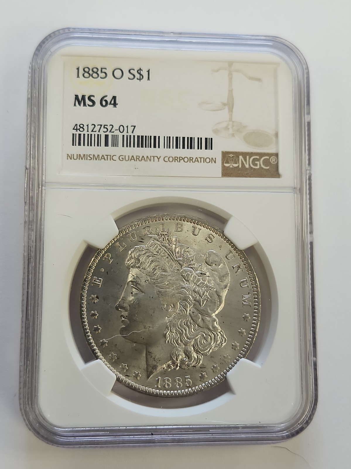 1885 o morgan silver dollar ms64 #017 1885 o morgan silver dollar ms64 #017