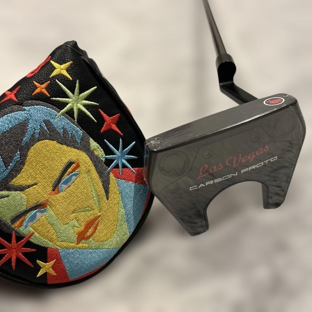 New Toulon Design First Run 2024 Las Vegas Carbon Proto H1 Putter 34 in Carbon