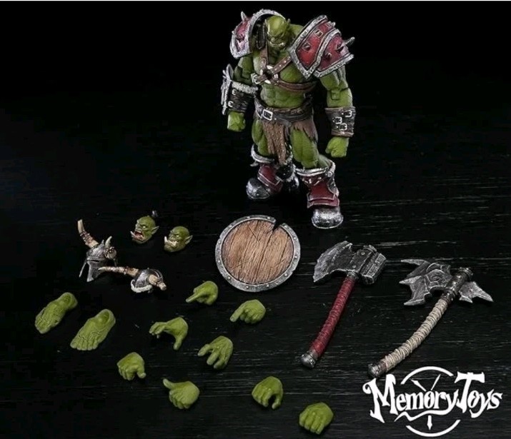 Memory Toys World of Warcraft Orc Warchief Condortier Kargath \