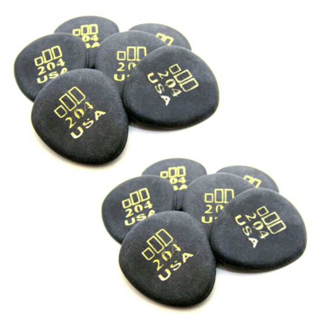 Dunlop Guitar Picks 12 Picks Jazztone 204 Round Tip Made in the USA