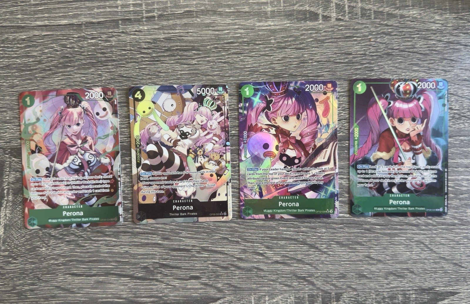 Perona card lot Bandai ONE PIECE Card Game Perona Foil 4-Card Lot Perona card lot Bandai ONE PIECE Card Game Perona Foil 4-Card Lot