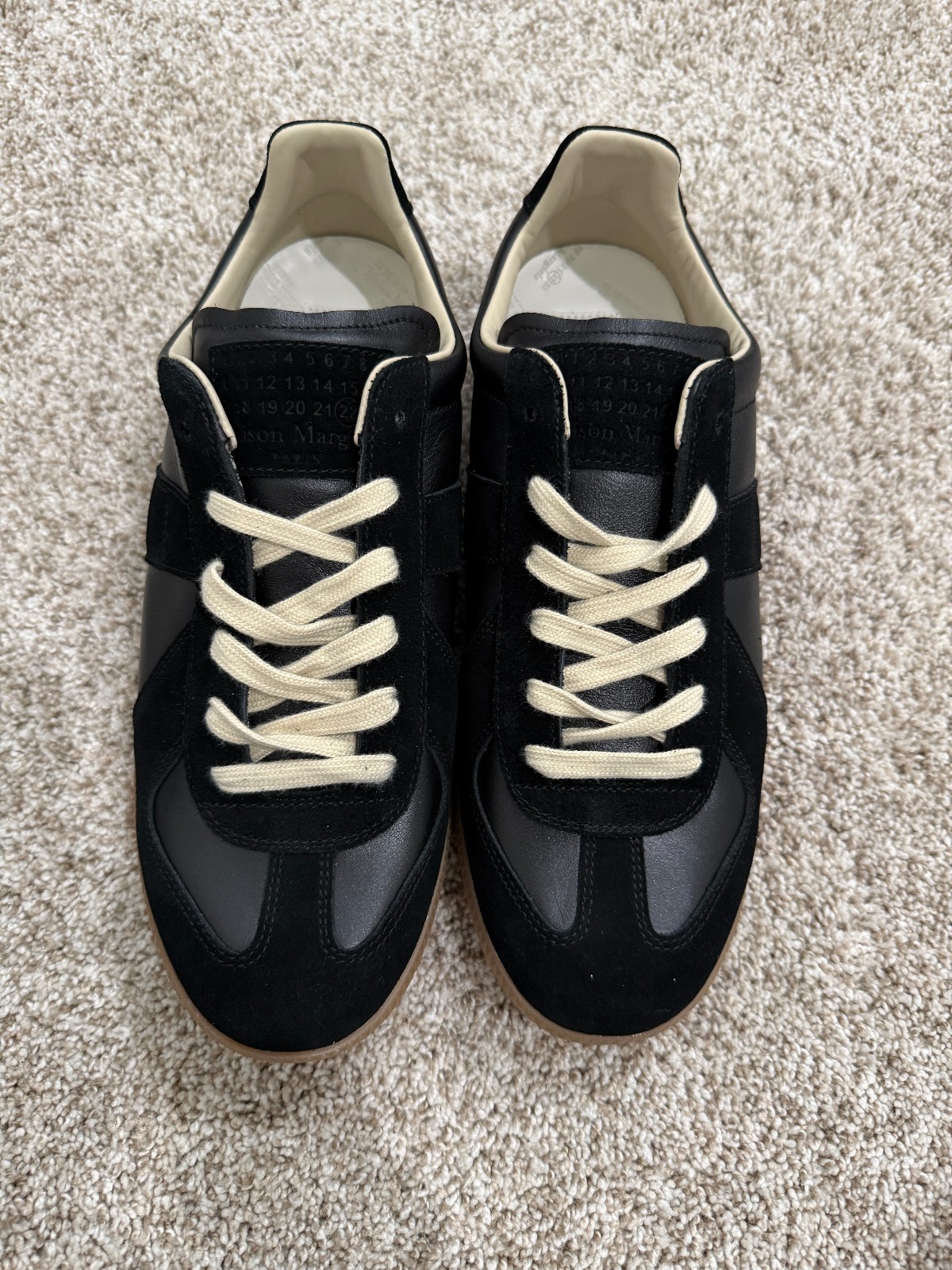 Maison Margiela Replica GAT Sneakers Black EU 42 US 9