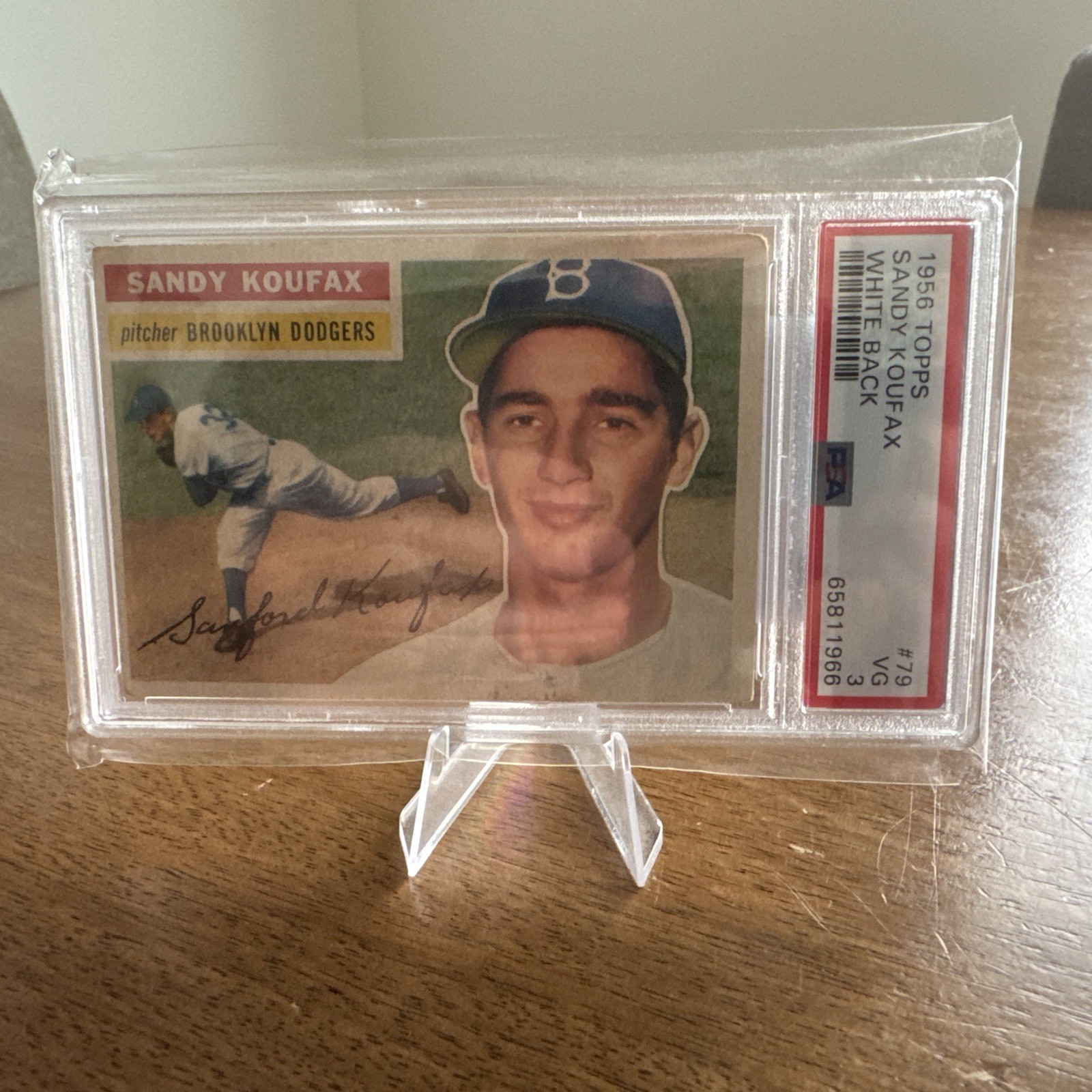 1956 Topps - Sandy Koufax #79 White Back