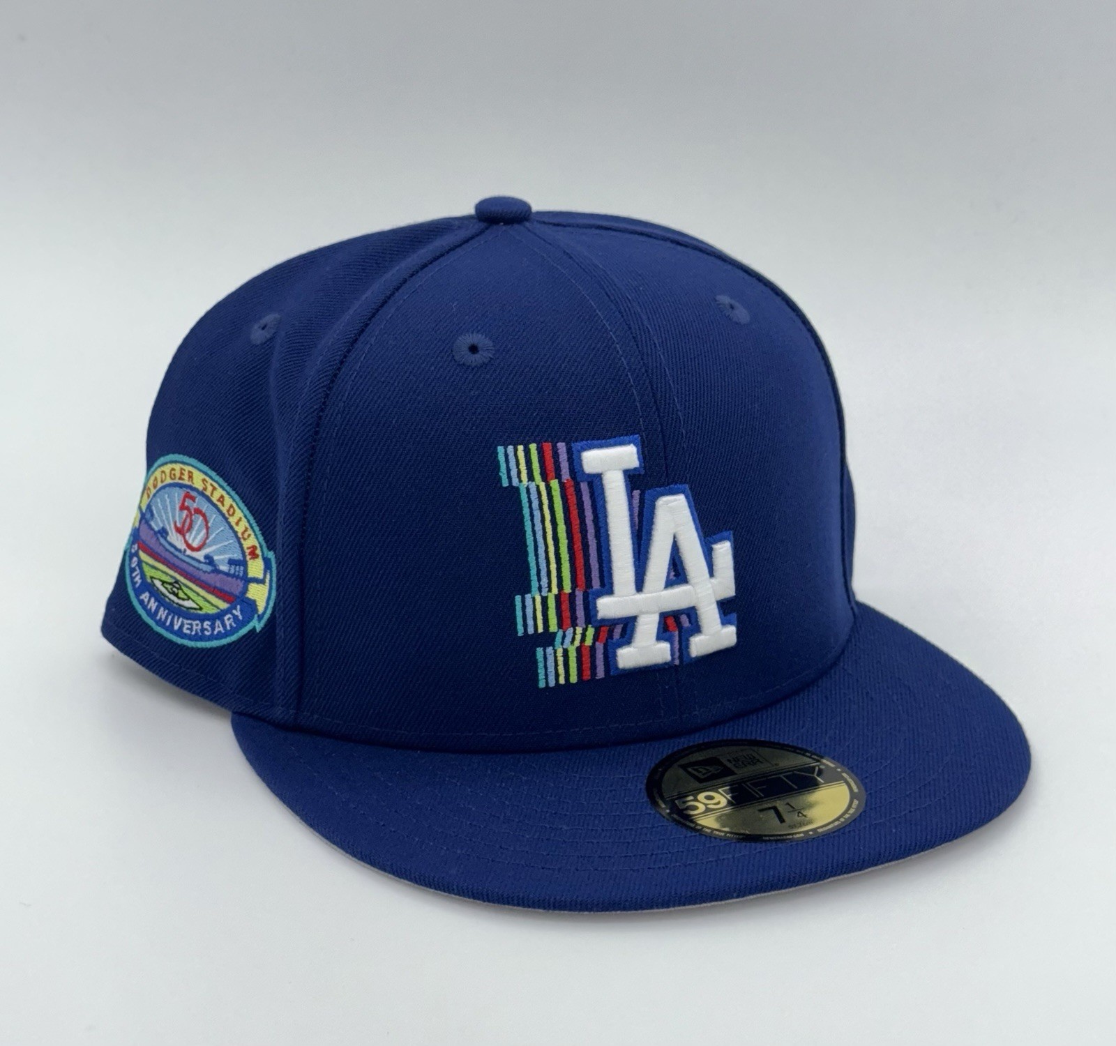 Los Angeles Dodgers New Era 59Fifty 50th Anniversary Fitted Hat Size 7 1/4 Los Angeles Dodgers New Era 59Fifty 50th Anniversary Fitted Hat Size 7 1/4