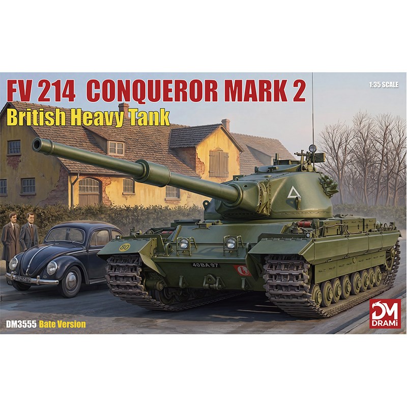 DRAMI DM3555 1/35 FV 214 Conqueror Mark 2 British Heavy Tank Assembly Model Kit