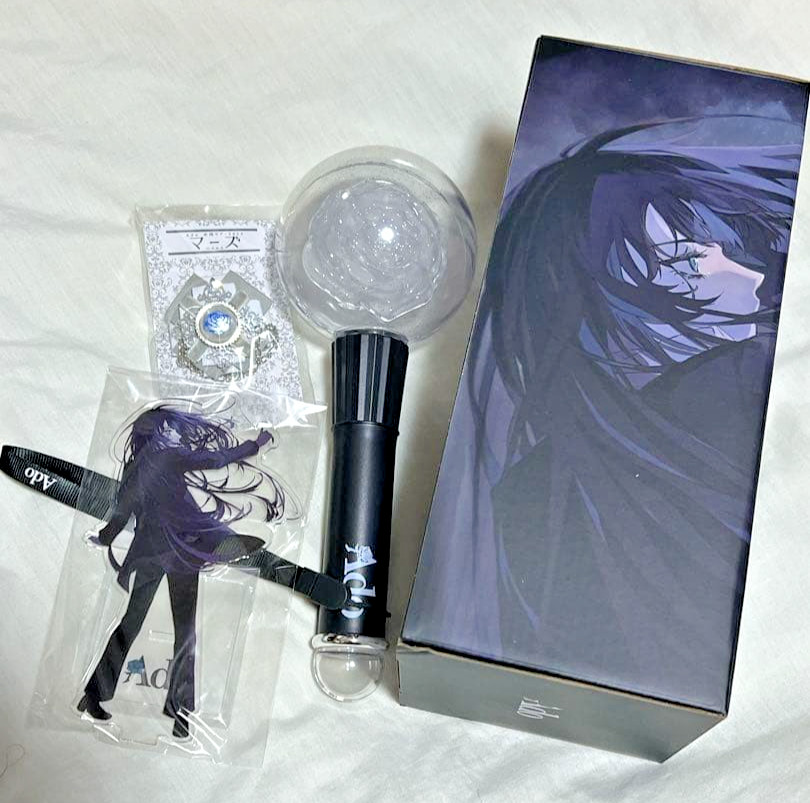 Ado Mars 2023 Tour Limited Penlight VIP Brooch Acrylic Stand Set Official Japan