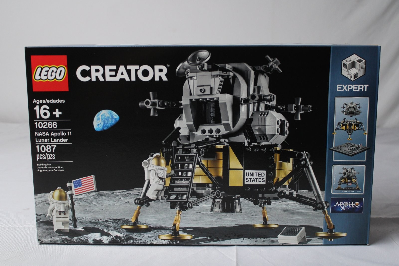 Lego Creator Expert NASA Apollo 11 Lunar Lander 10266 Factory Sealed *Retired*