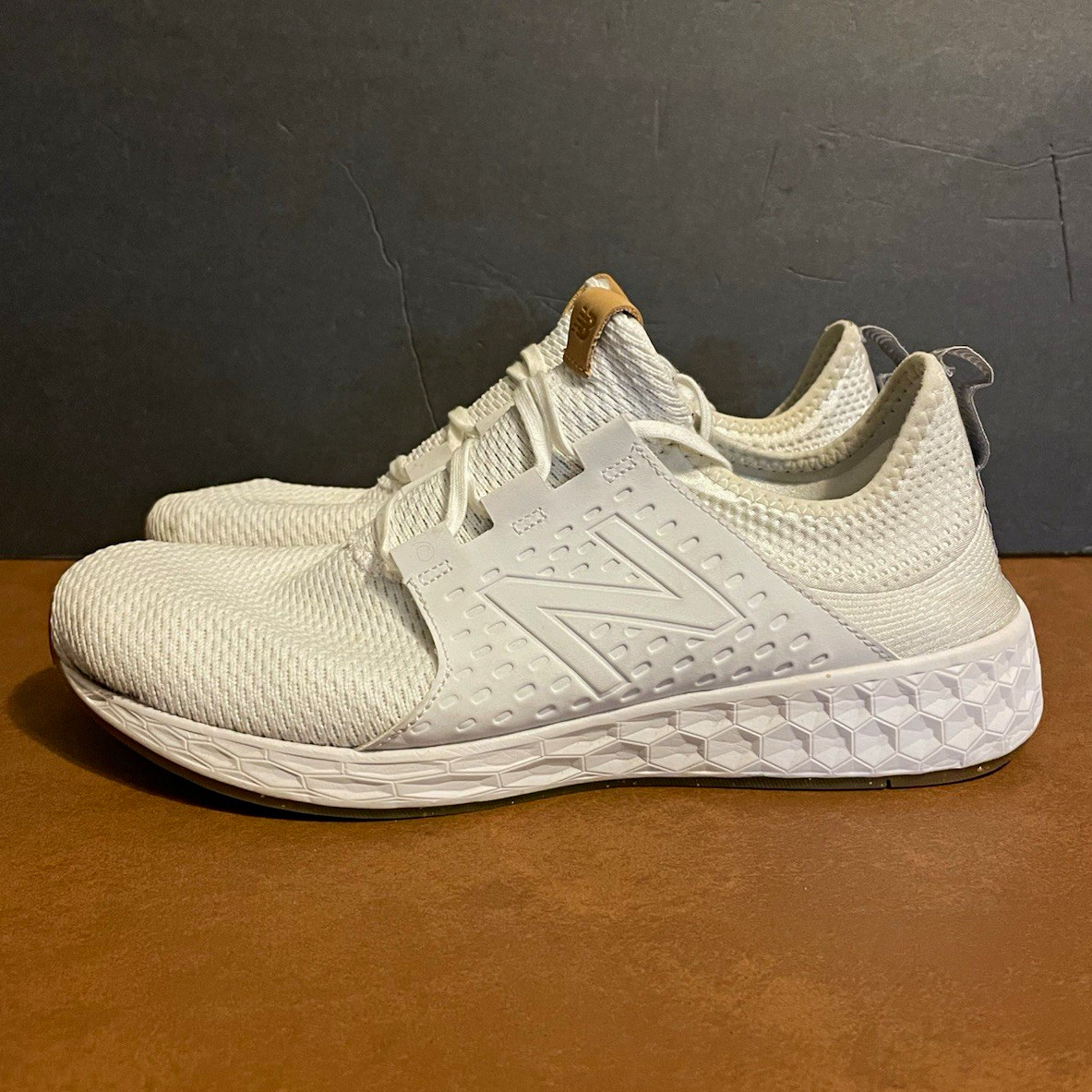 New Balance Fresh Foam Cruz v1 Reissue Men\'s Low Top Lace-Up Knit White Gum New Balance Fresh Foam Cruz v1 Reissue Men\'s Low Top Lace-Up Knit White Gum
