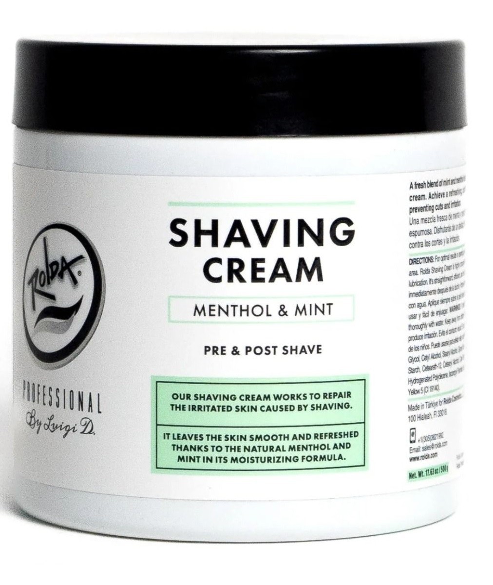 Rolda Menthol & Mint Shaving Cream 500 g Rolda Menthol & Mint Shaving Cream 500 g