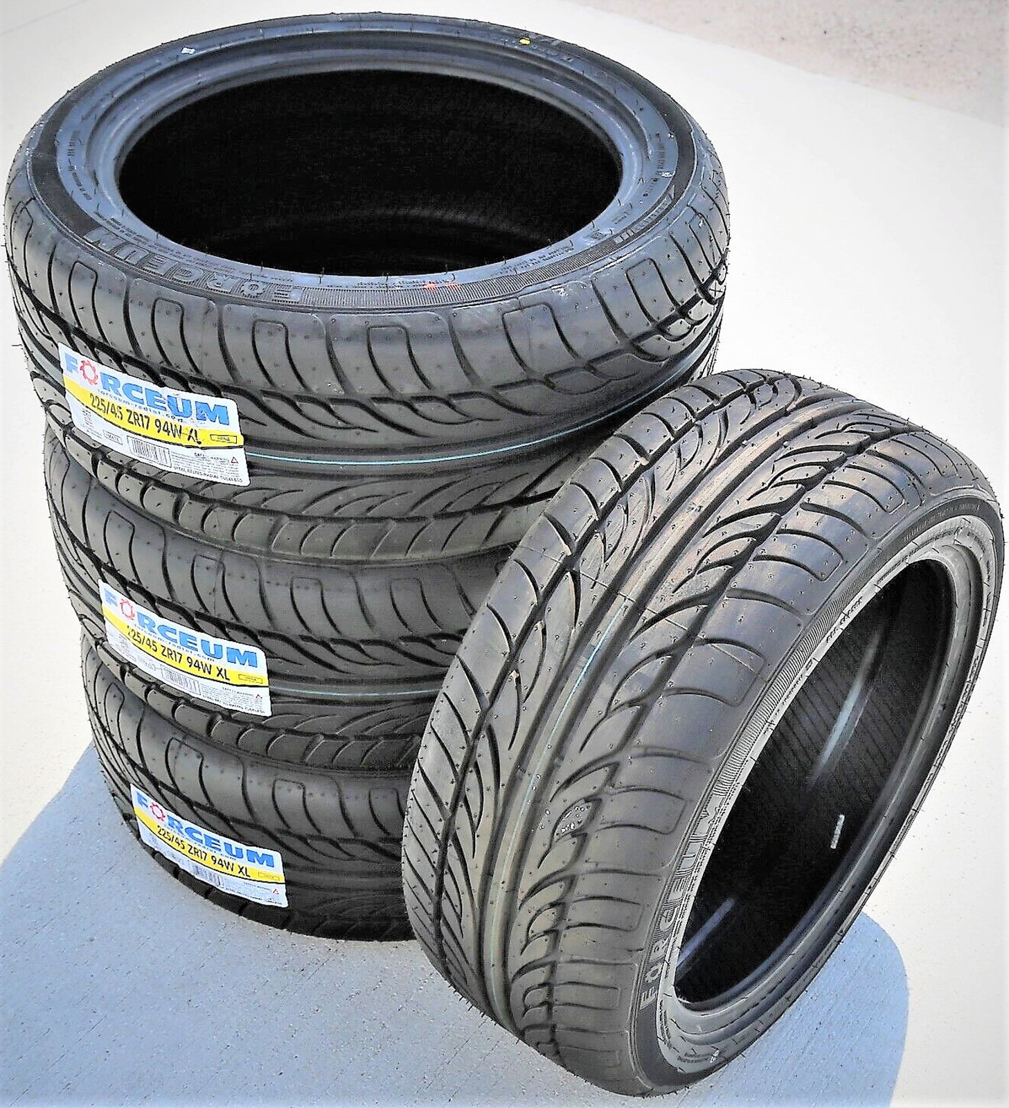 4 Forceum Hena 225/45R17 ZR 94W XL All Season High Performance Tires UTQG 400AA
