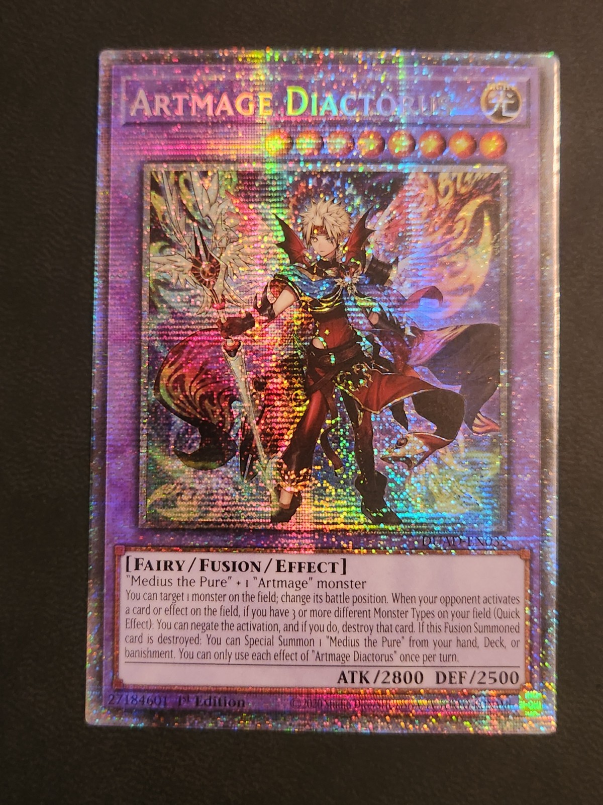 Artmage Diactorus (Starlight Rare) DUAD-EN032 Duelist\'s Advance 1st Edition NM