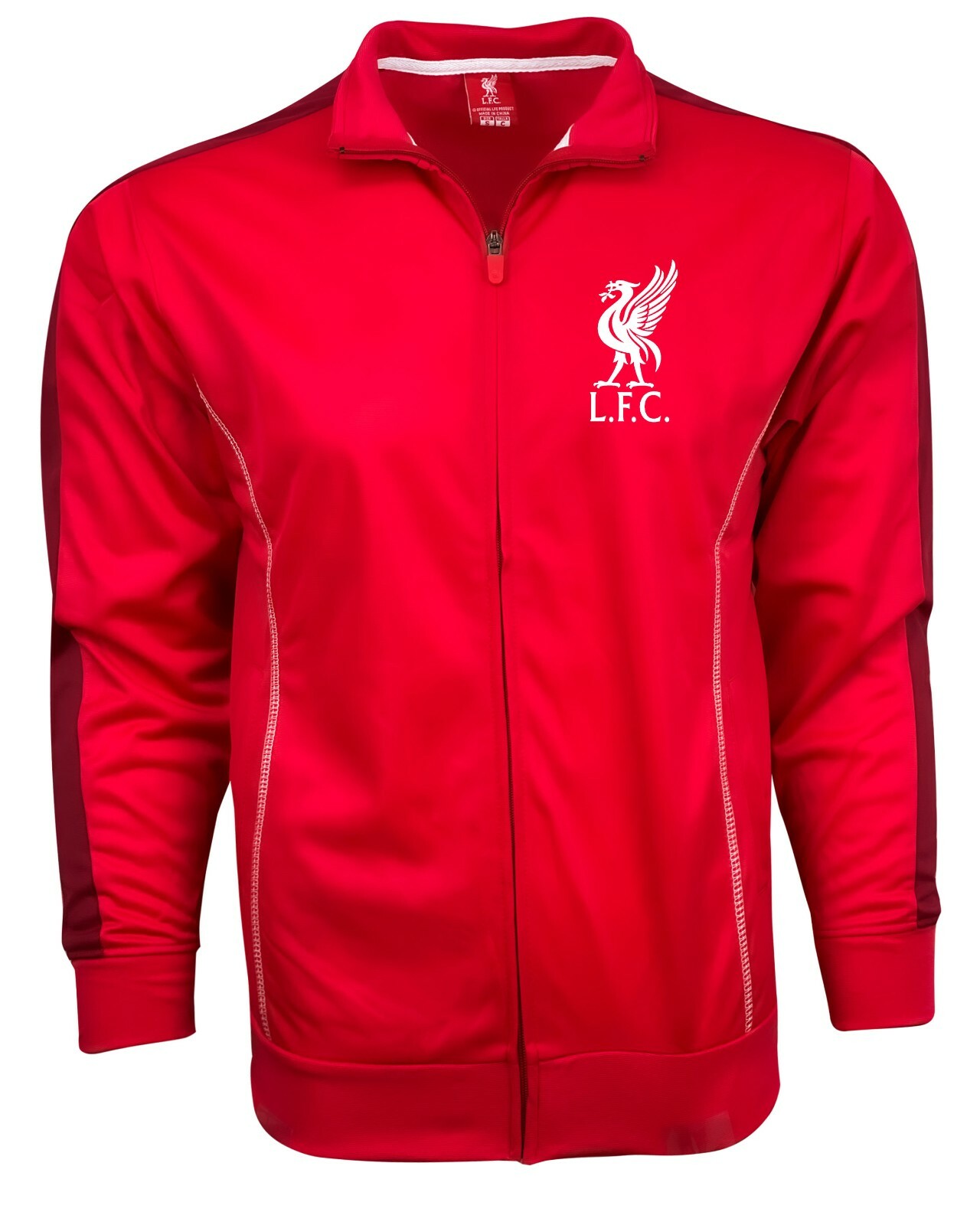 Official Icon Sports Liverpool FC Red Track Jacket - Licensed LFC Full Zip