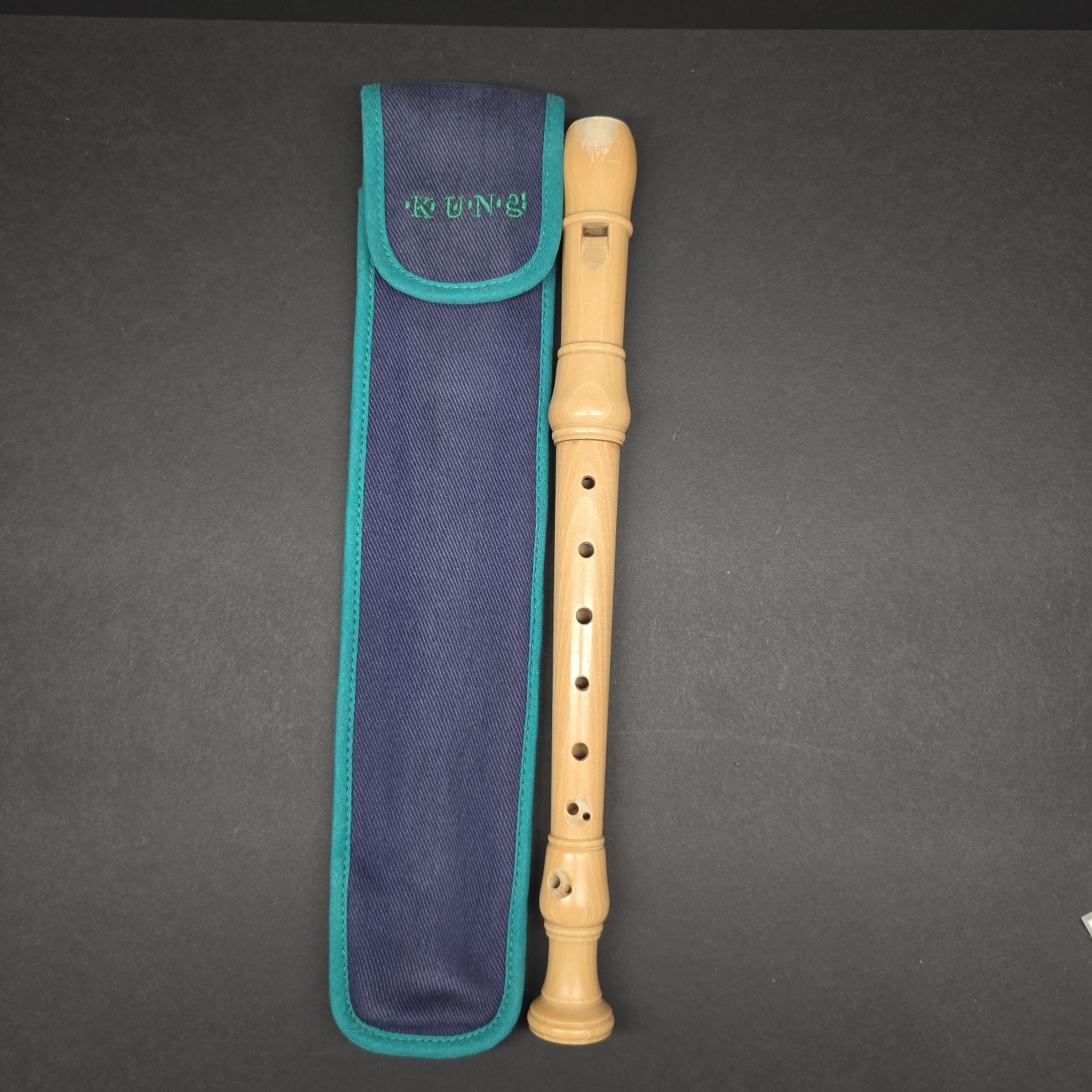Kung Soprano Recorder 2 Piece Vintage 1998 *see all photos*