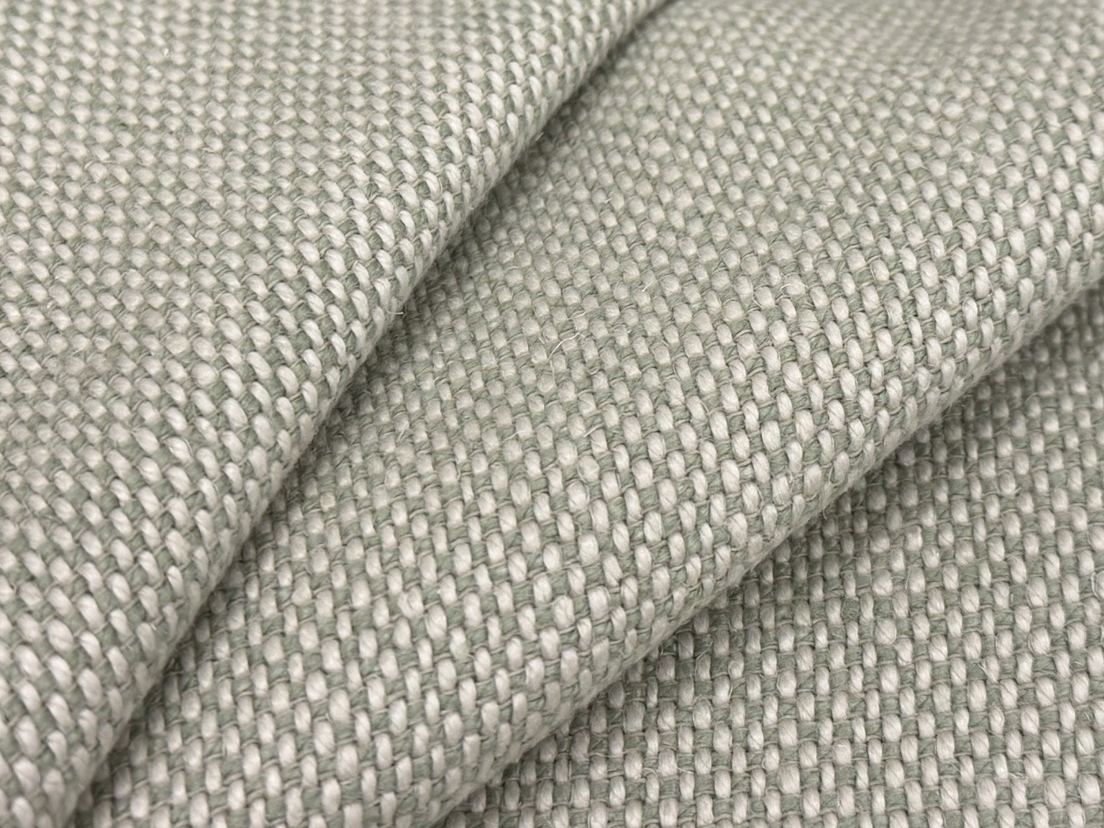 Colefax & Fowler Heavy Plain Linen Weave Fabric- Mylor / Sage 3.20 yds F4754-05