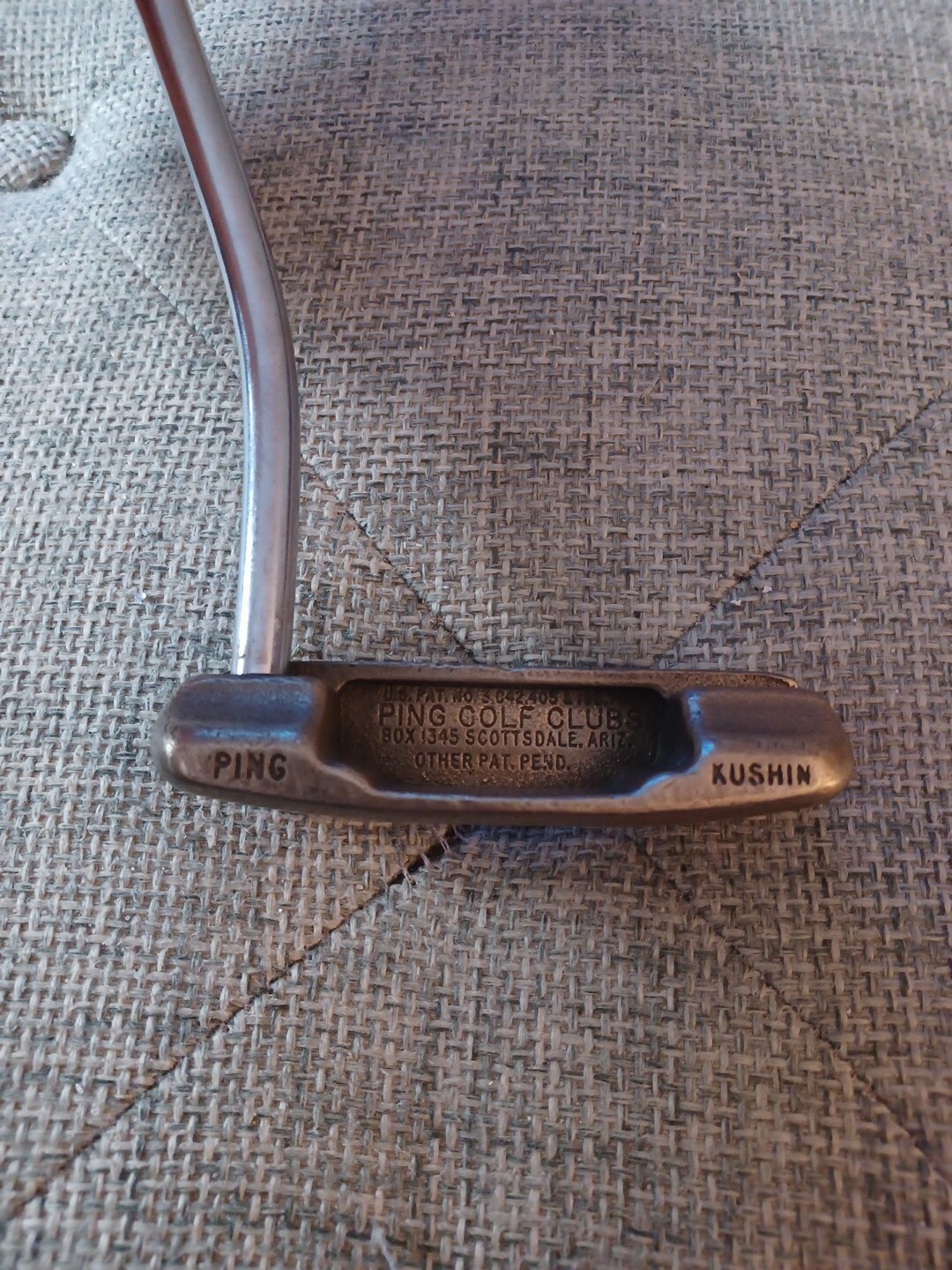 Rare Ping Kushin Golf Clubs Box 1345 Putter RH Excellent Shape 