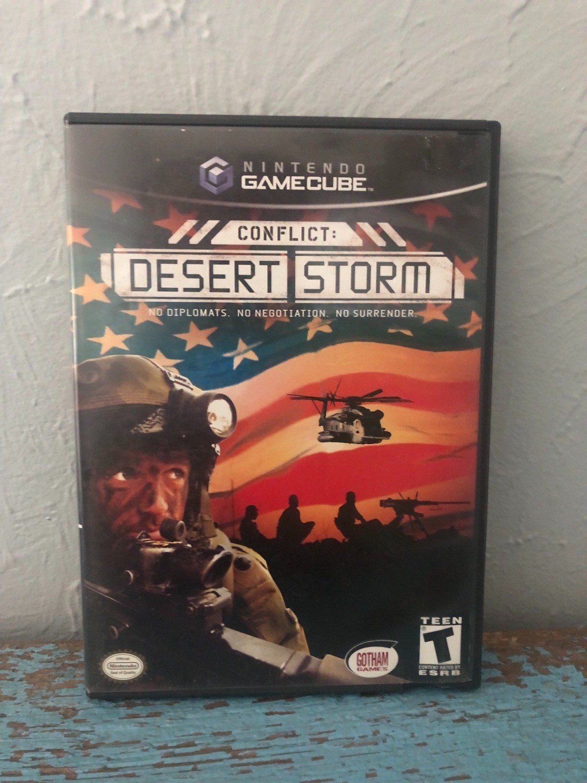 Conflict Desert Storm Nintendo Gamecube Case Game CIB