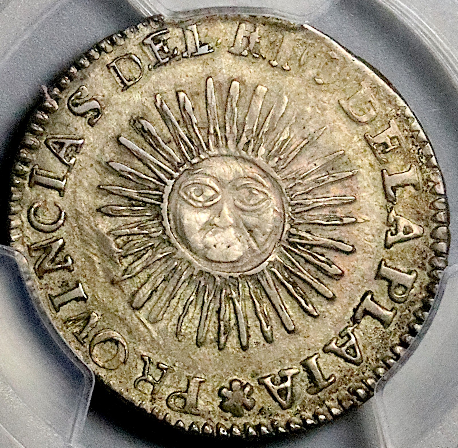 1826-RA PCGS XF 45 Argentina 2 Soles Rio Plata Province Silver Coin (26060401C)