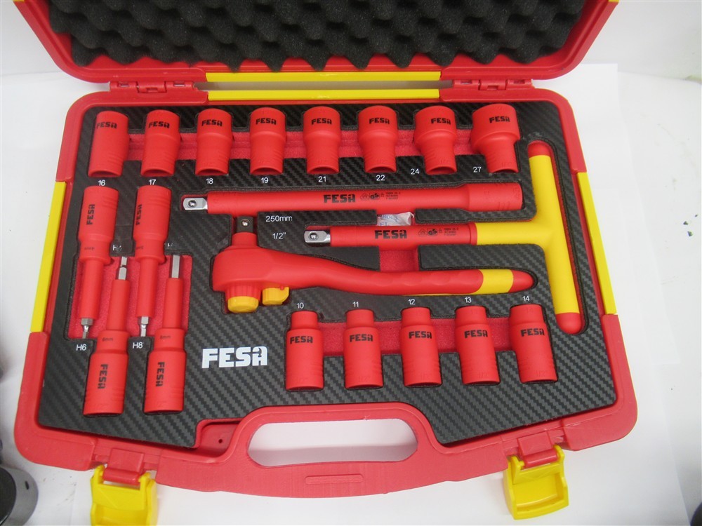 FESA , 20-Piece Insulated Ratchet & Socket Wrench Set 1/2
