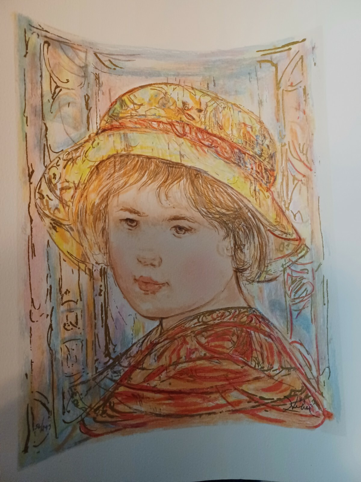 Edna Hibel Signed \