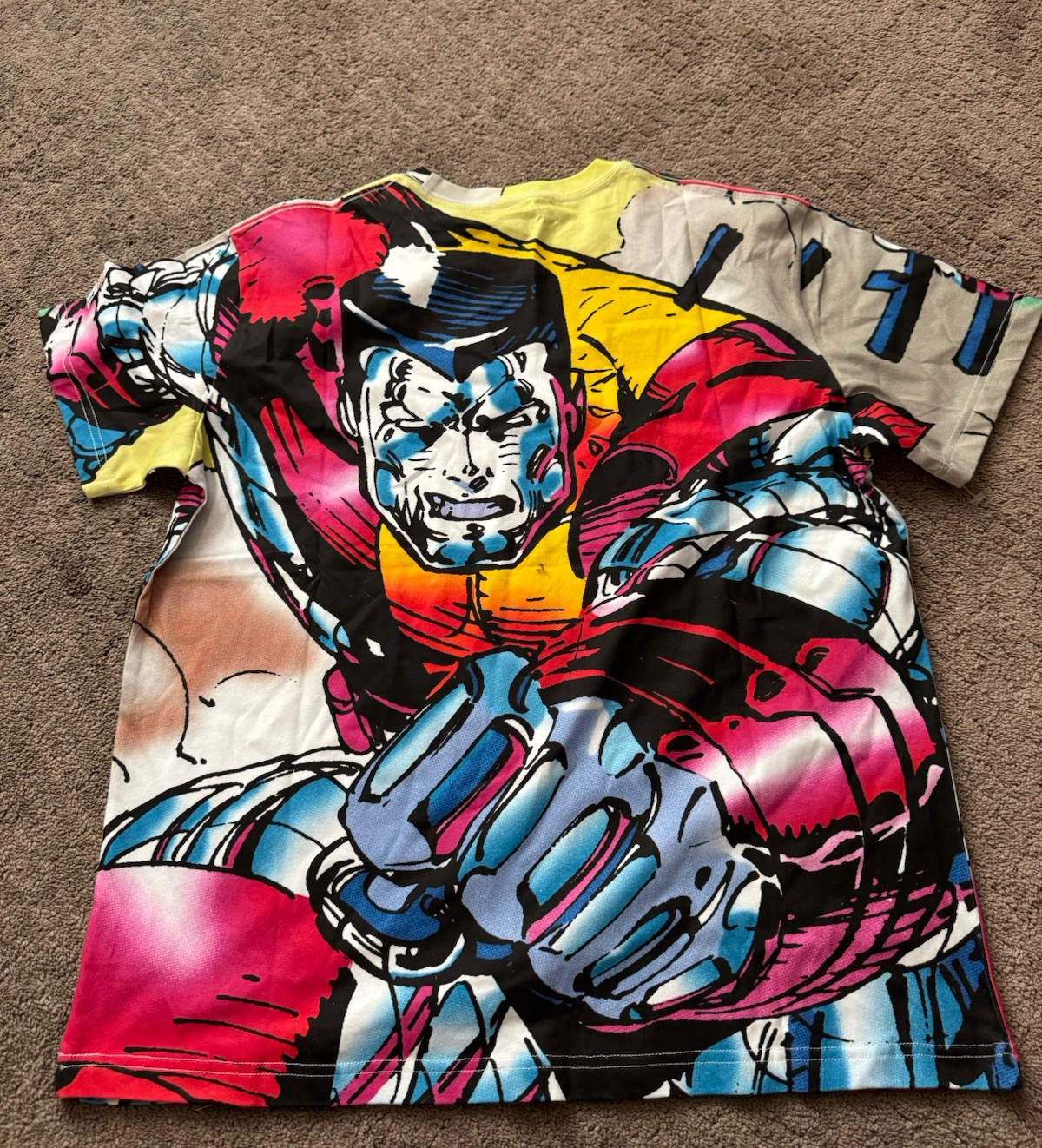 Bait X Marvel Jim Lee  Men’s Colossus Short Sleeve Tee Size Small