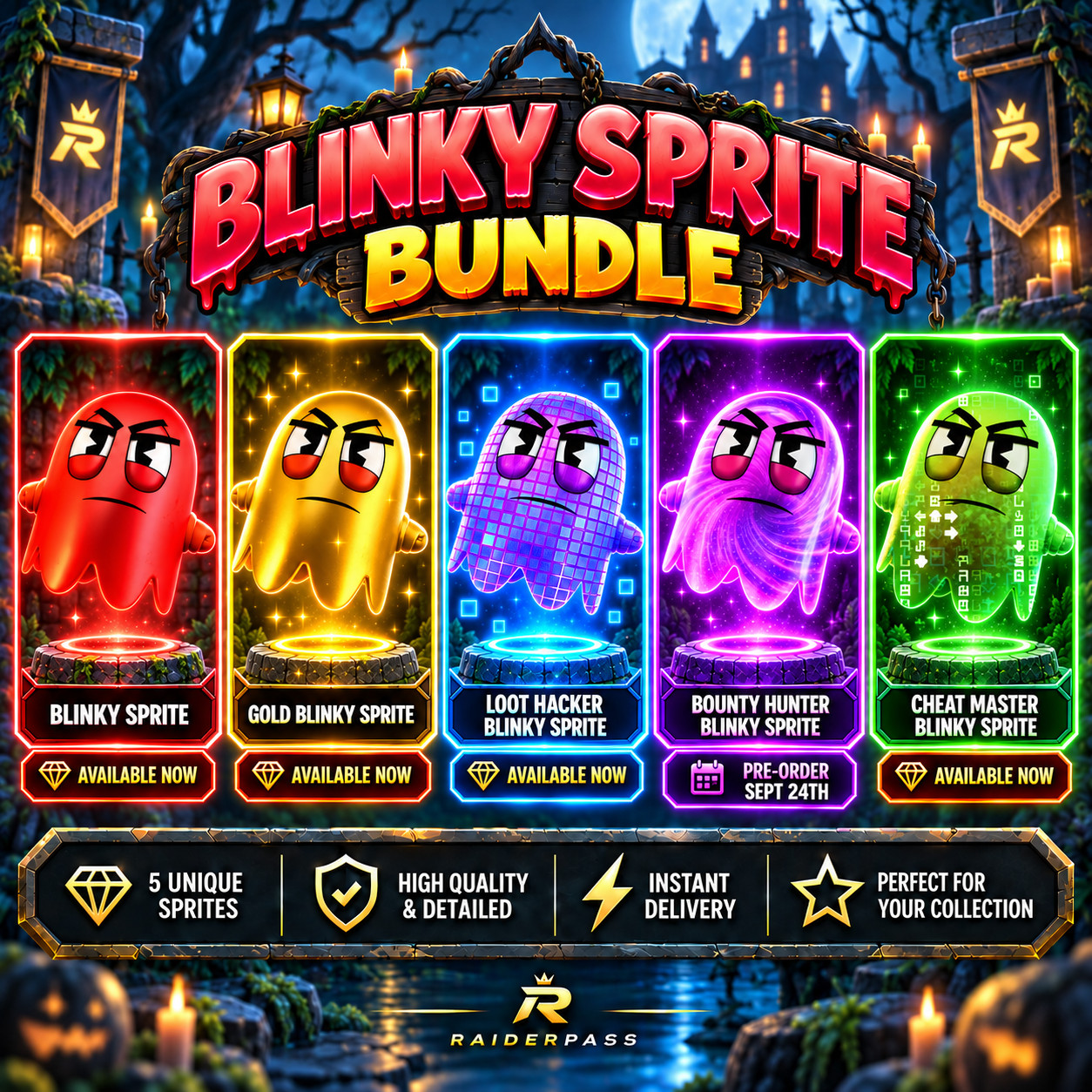 All Blinky Sprites | You Keep It (Full Bundle) + Bounty Hunter Variant