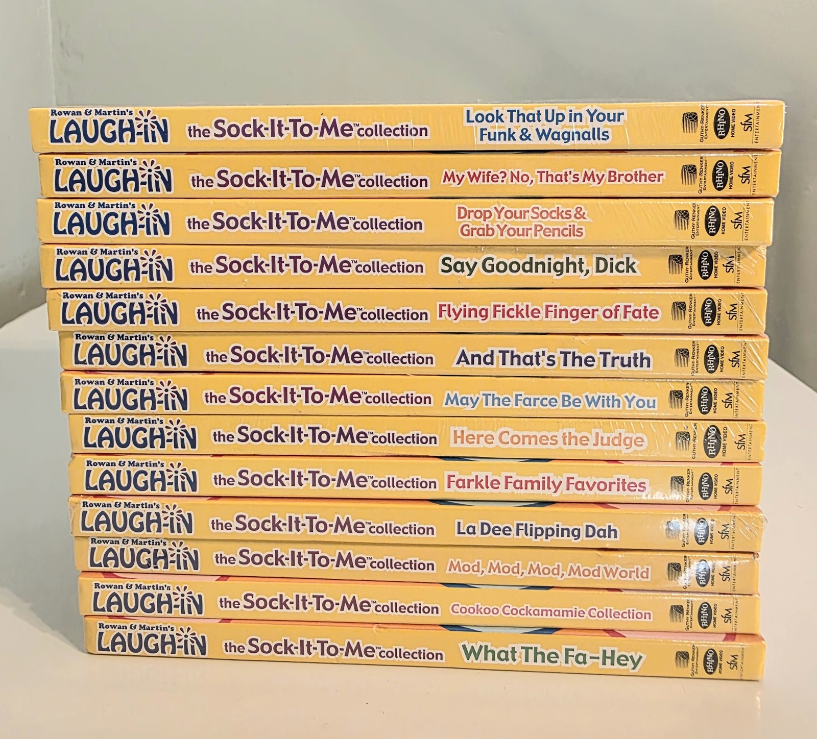 Vintage Rowan & Martin's Laugh-In Sock-It-To-Me DVD Set 13 Volumes New Comedy TV