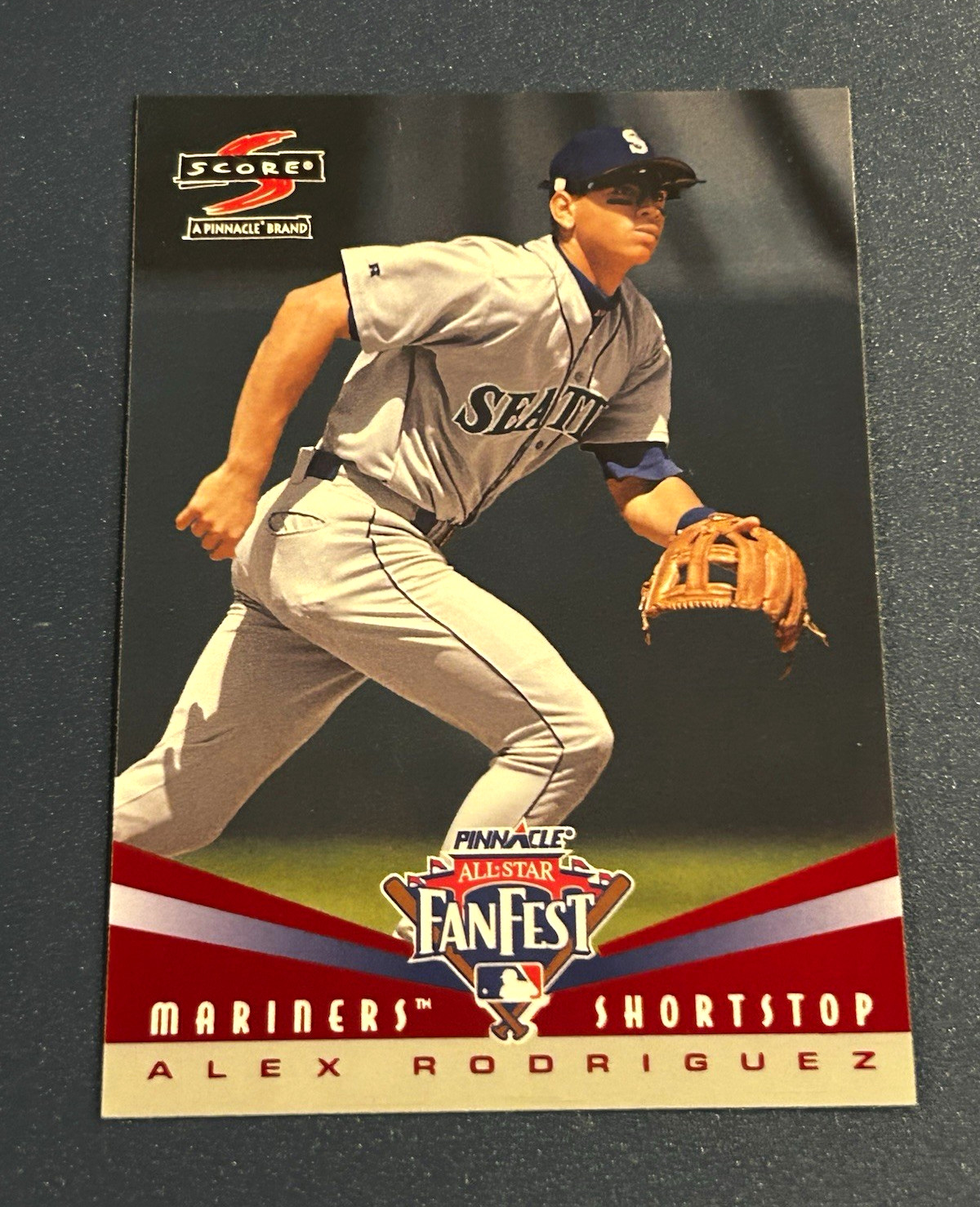 1997 Pinnacle All-Star FanFest Insert Alex Rodriguez 5/20 Mariners VG/EX card 