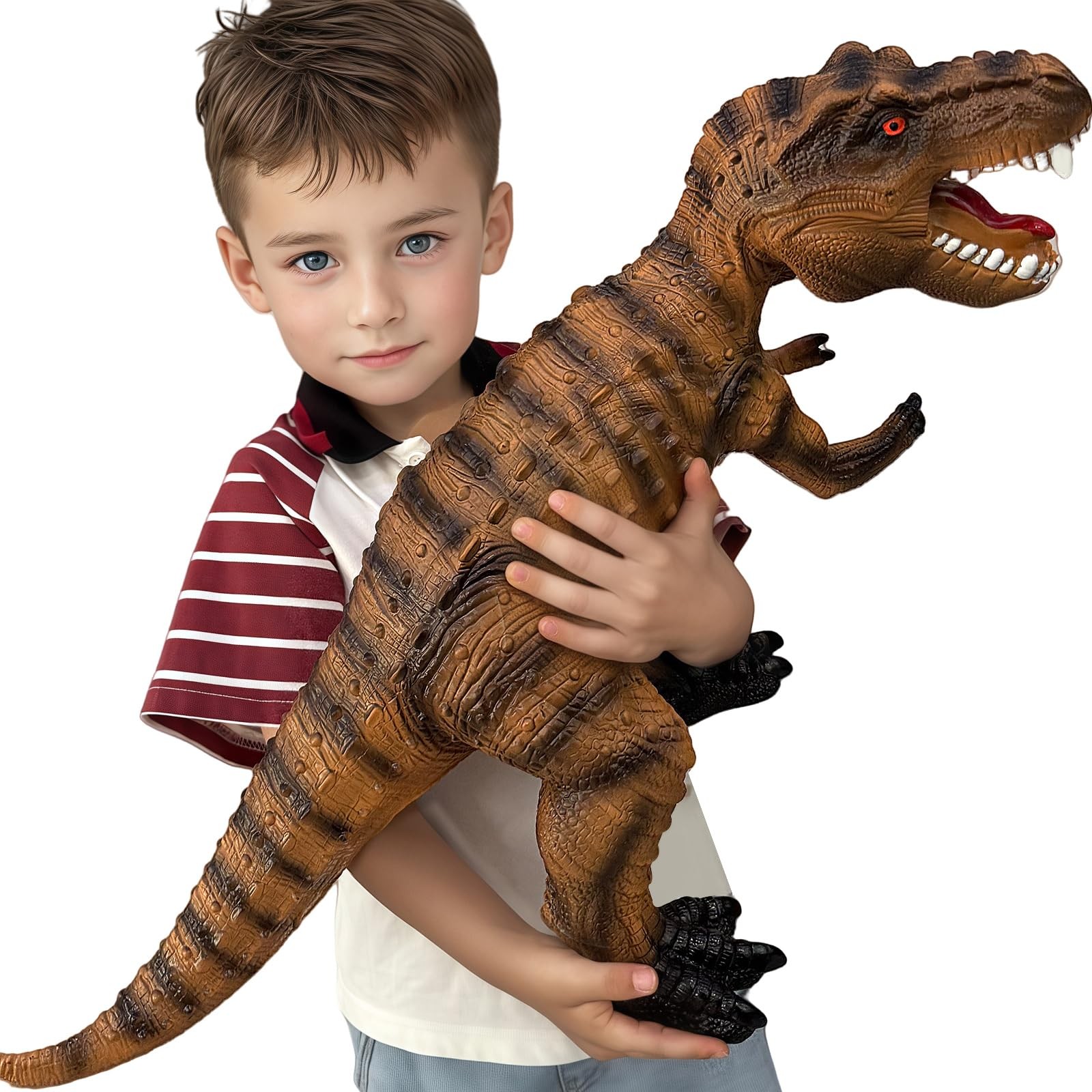 Gzsbaby Big Dinosaur Toys for Toddlers-28 inches 28 inches, Brown