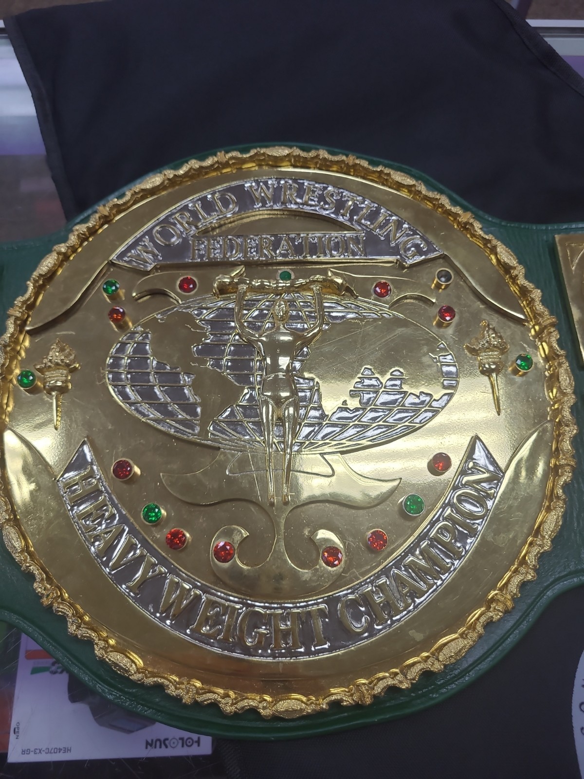 Big Green CNC World Heavyweight Wrestling Championship Replica Belt 4mm Zinc Big Green CNC World Heavyweight Wrestling Championship Replica Belt 4mm Zinc