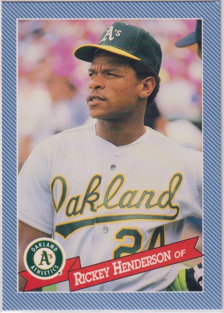 1993 Hostess #23 Rickey Henderson Oakland Athletics 1993 Hostess #23 Rickey Henderson Oakland Athletics