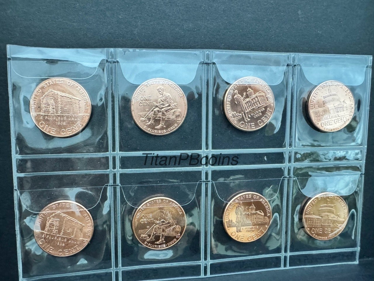 2009 Lincoln Bicentennial Cent P&D 8 Coin Set BU All 4 Designs Penny UNC 2009 Lincoln Bicentennial Cent P&D 8 Coin Set BU All 4 Designs Penny UNC
