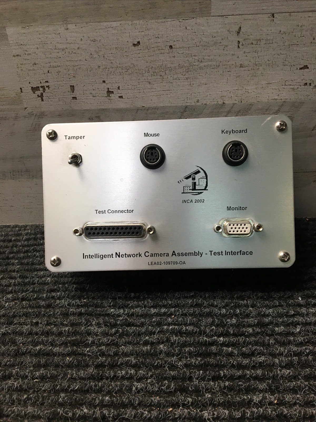 Used Intelligent Network Camera Assembly - Test Interface LEA02-109709-OA