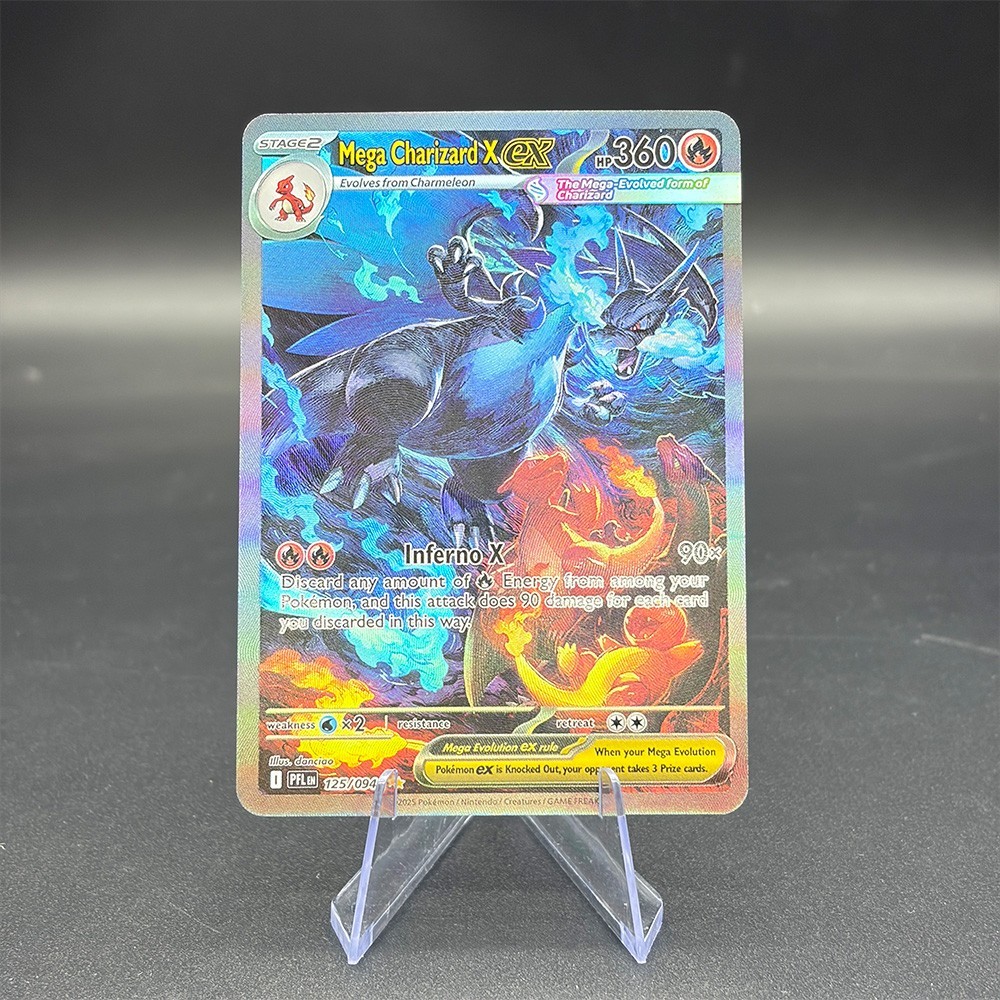 DIY PTCG Mega Charizard X ex Special Illustration Rare – Custom Proxy Collectibl
