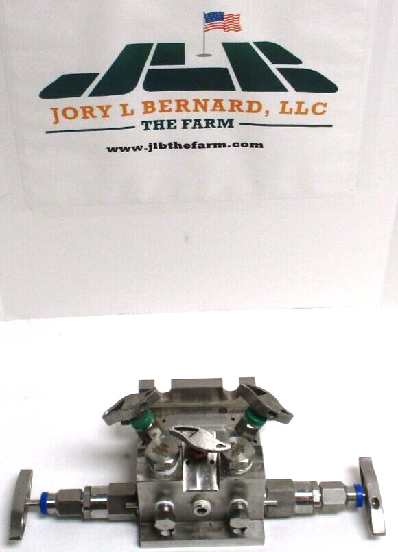 SCHNEIDER INSTRUMENT 5 WAY MANIFOLD, TYPE H5L-SKA, 2000 PSI, SS 316, SURPLUS SCHNEIDER INSTRUMENT 5 WAY MANIFOLD, TYPE H5L-SKA, 2000 PSI, SS 316, SURPLUS