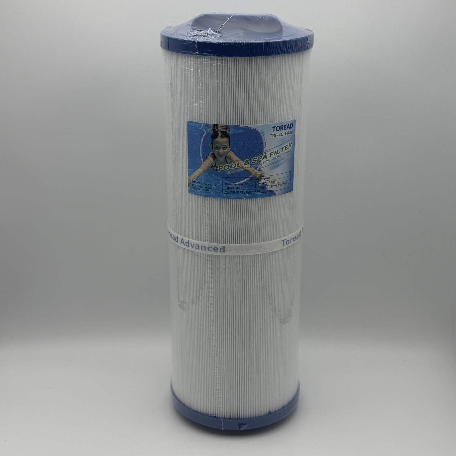 TOREAD TRF-4CH-949 Pool Spa Filter Cartridge 50 Sq Ft 5\ TOREAD TRF-4CH-949 Pool Spa Filter Cartridge 50 Sq Ft 5\
