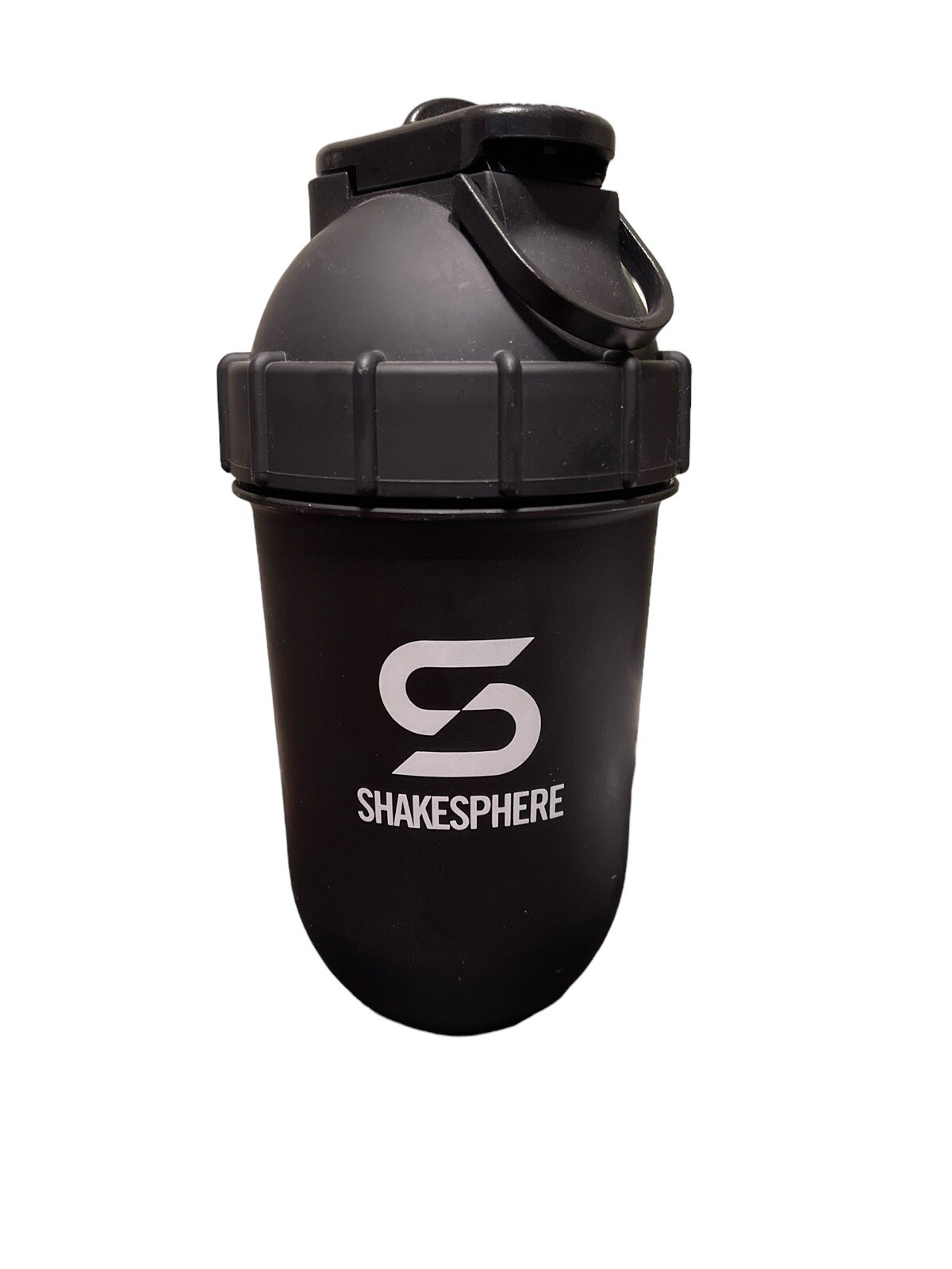 SHAKESPHERE TUMBLER Black Protein shaker bottle 24OZ