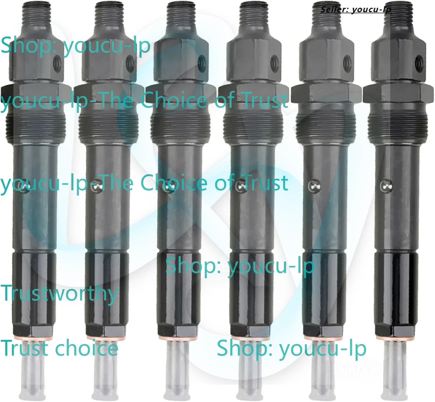 6X Fuel Injector 216-9786 2169786 for Caterpillar 3056E Engine M316C M318C M322C