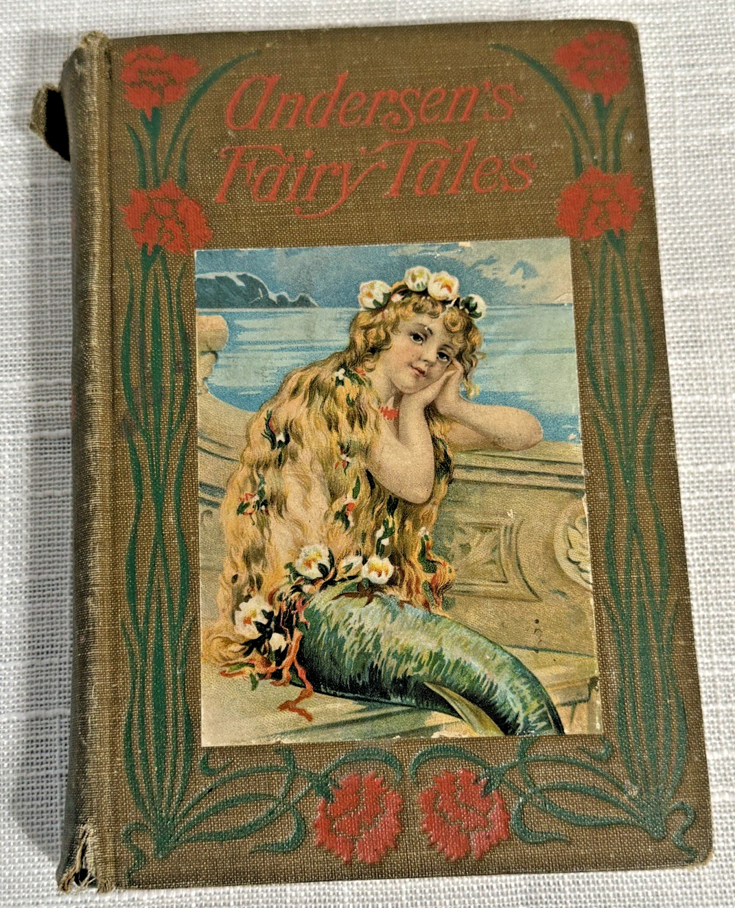 Antique Victorian Book, Hurst & Company Publisher ©1884 ANDERSEN'S FAIRY TALES