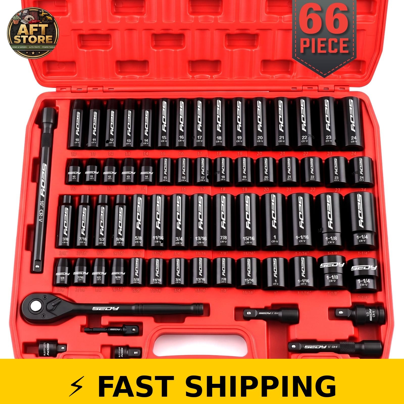 SEDY 66-Piece 1/2\