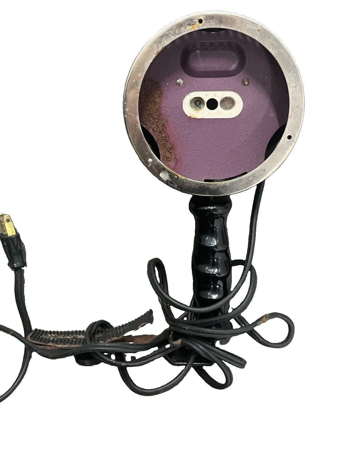 Vintage Industrial Steampunk Repurpose Pendant Glass & Metal Globe Light Fixture