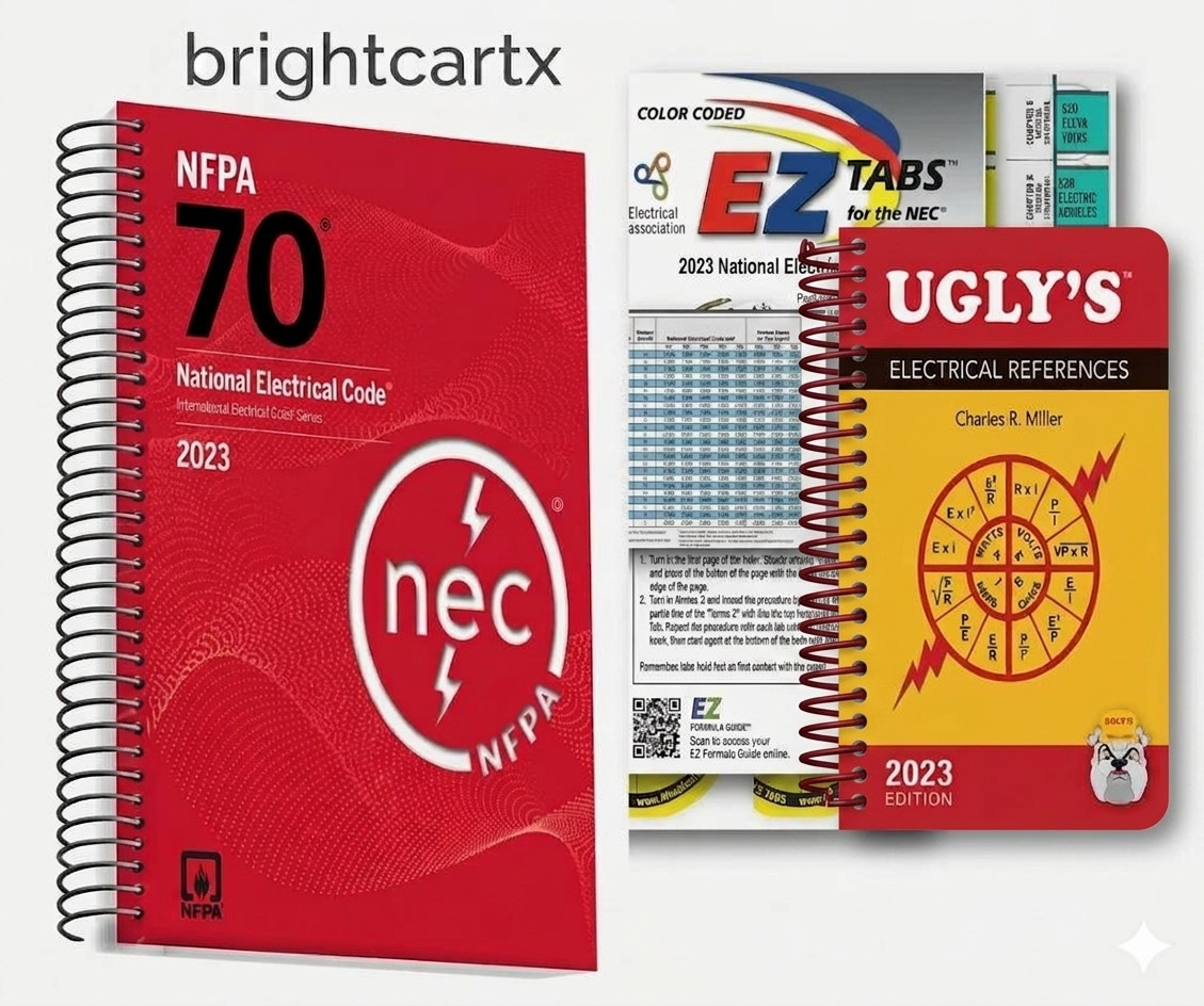 NFPA 70 2023 NEC Code Book + Ugly's Electrical Ref Spiral +EZ TAB USA STOCK USPS NFPA 70 2023 NEC Code Book + Ugly's Electrical Ref Spiral +EZ TAB USA STOCK USPS