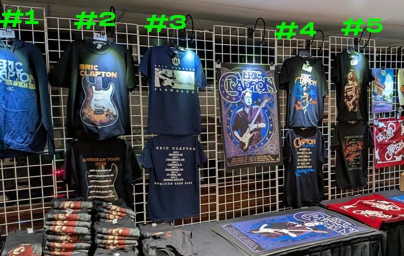 HOT Eric Clapton 2026 Tour Merch Reprint