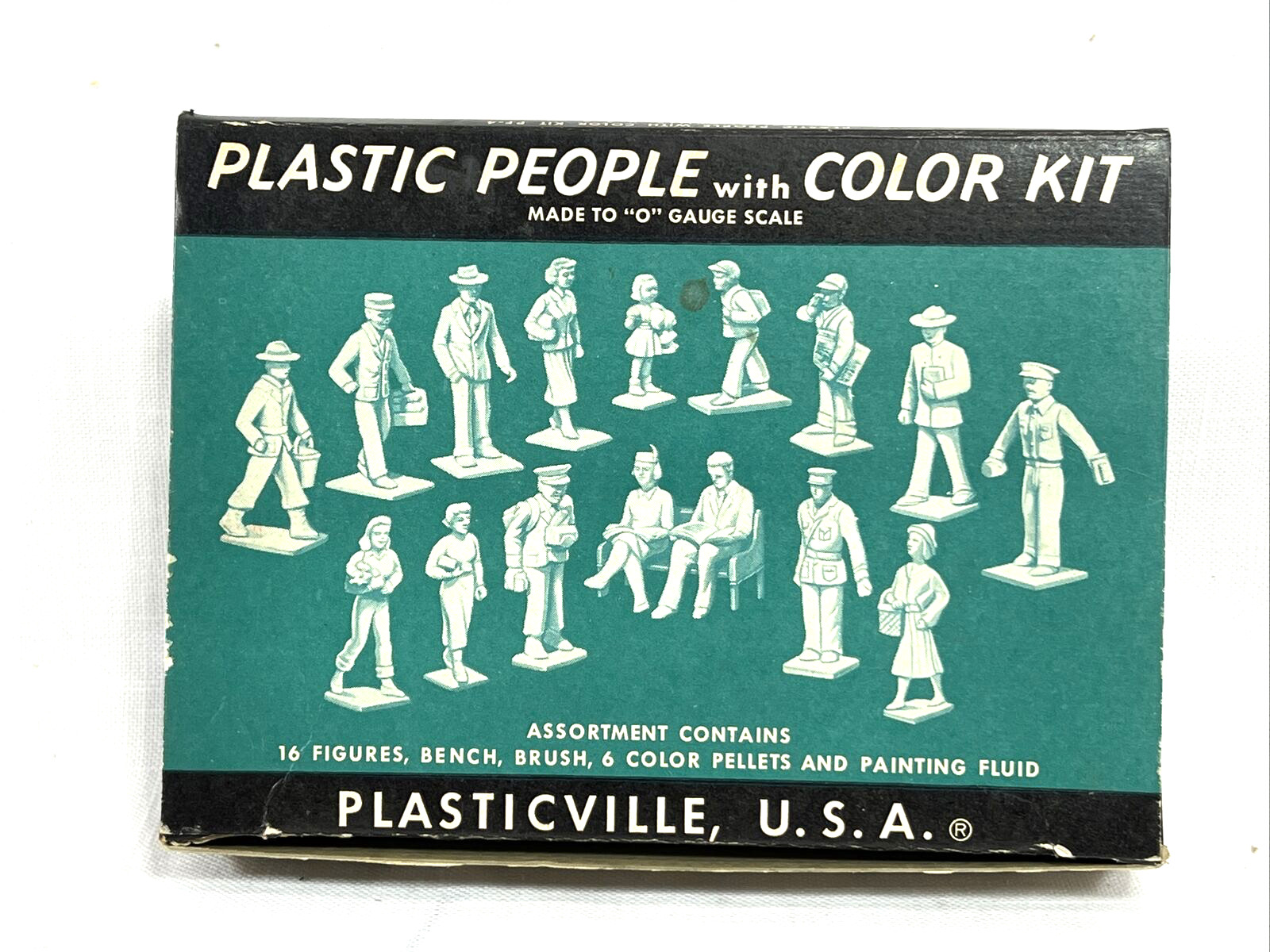 Plasticville People #PF-4 In Mint Condition Never Used Rare Find
