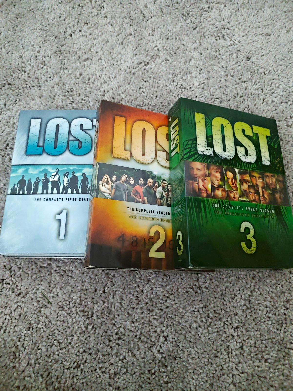 Lost TV Series DVD Lot - Complete Season 1, Season 2 & Season 3 Set
