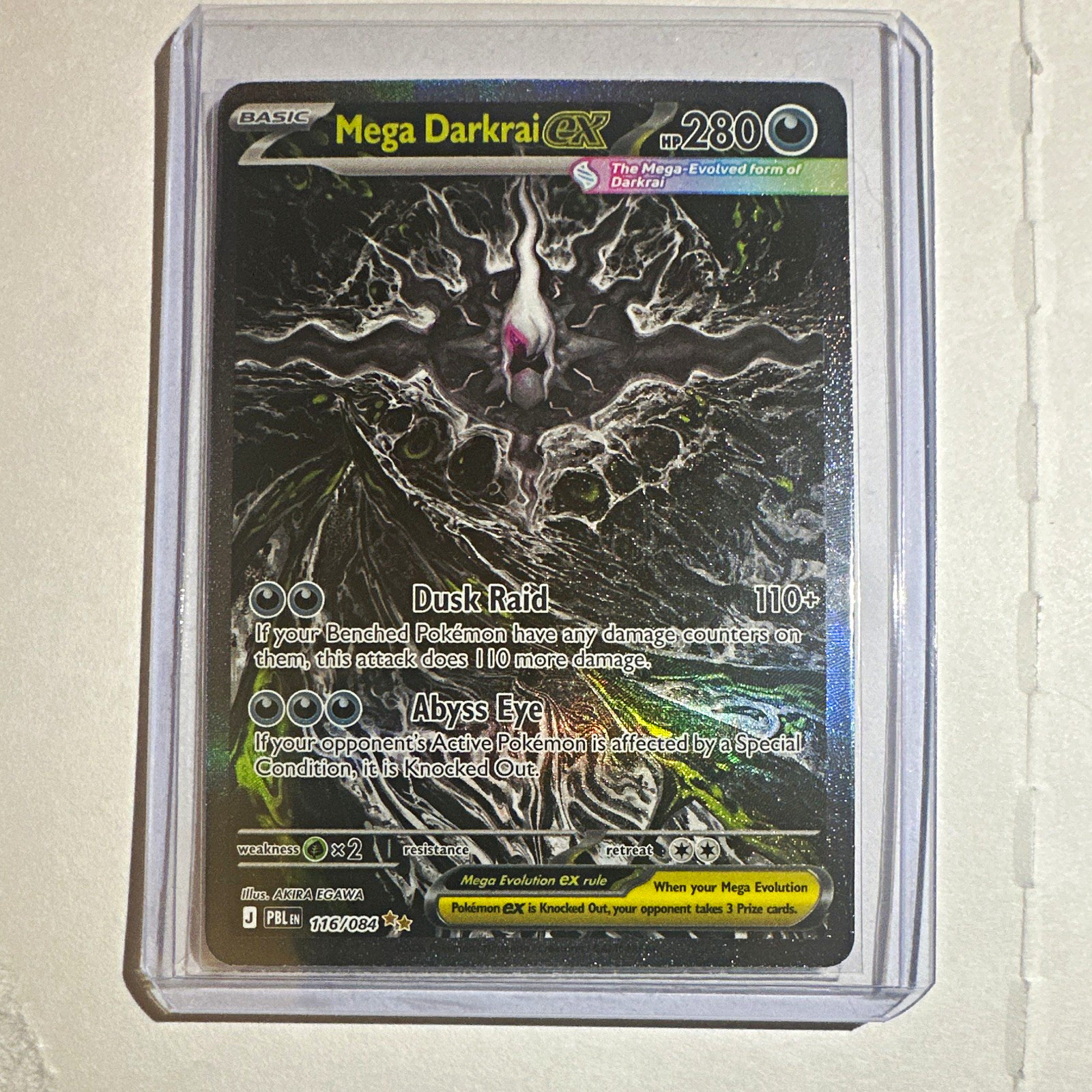 Mega Darkrai EX pitch black 116/084