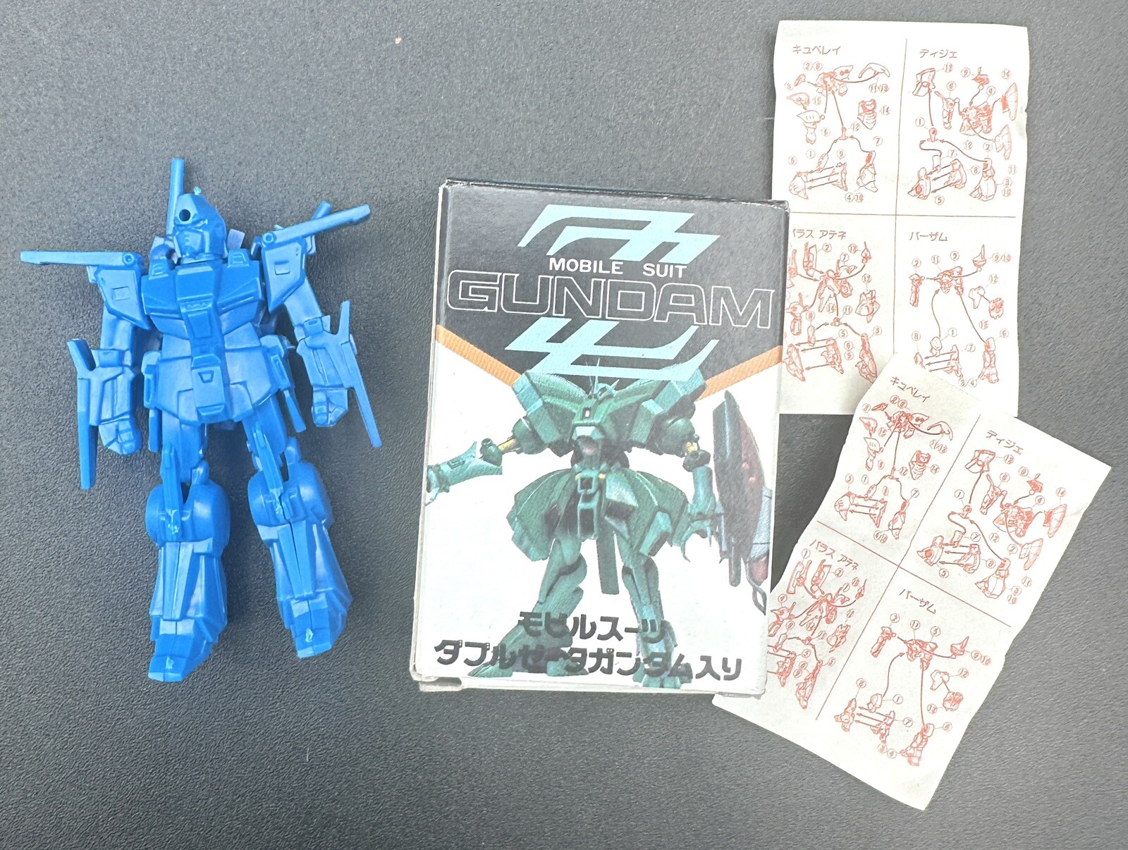 Mobile Suit ZZ Gundam Morinaga Assembled Mini Plastic Model Japan Japanese