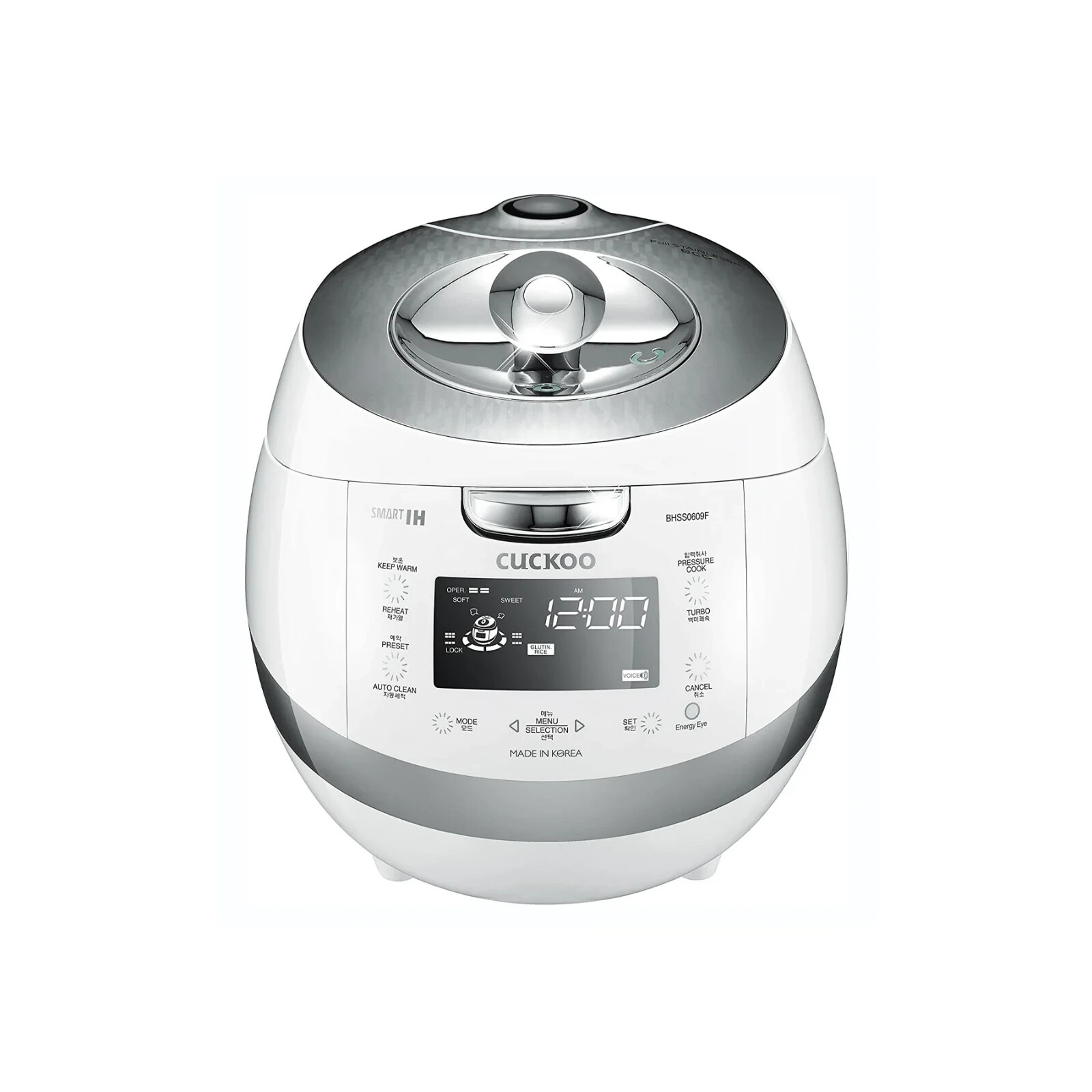 CUCKOO 6-Cup IH Pressure Rice Cooker (CRP-BHSS0609F-B)