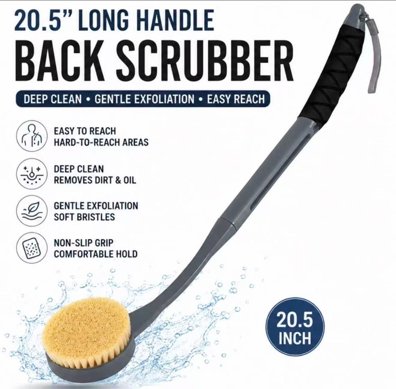 Back Scrubber for Shower,20.5 Back Scrubber for Shower,20.5